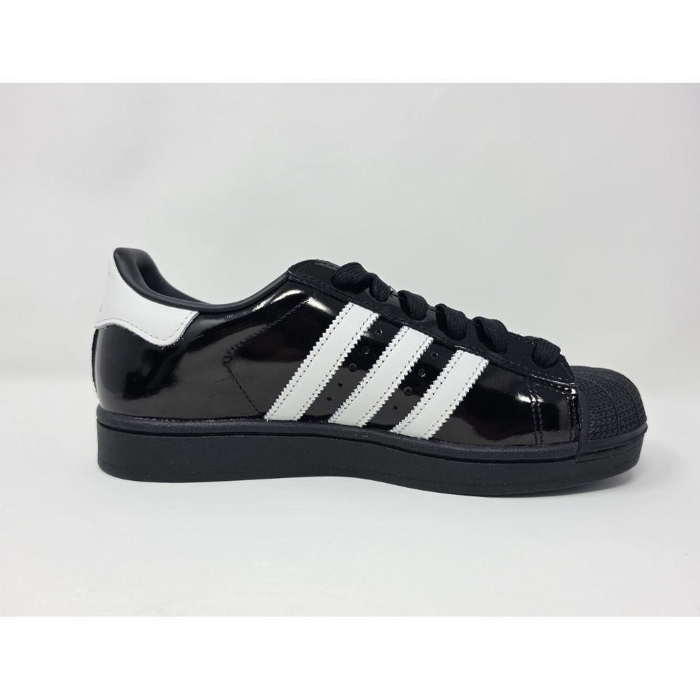 ADIDAS SUPERSTAR ll SHOE WOMEN'S 7 1/2 BLACK /WHITE STRIPES NIB - Picture 6 of 11
